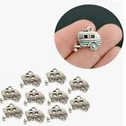 19*18mm Camper Trailer Charms Alloy Travel Charms  For Bracelet Findings