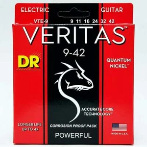 Cuerdas de guitarra eléctrica VERITAS níquel cuántico 9-42 cuerdas DR - Imagen 1 de 1
