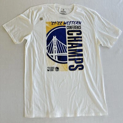 Fanatics Golden State Warriors Men's Large T-Shirt White NBA '22 West Champs - Image 1 of 4