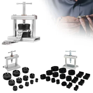 Watch Press Tool Set Watch Back Closer Professional with 12/18Pc Fitting Dies QT - Picture 1 of 14