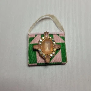 OOAK Doll Purse: Barbie, Monster High, Bratz, Silkstone, Doll Bag with Crystals - Picture 1 of 7