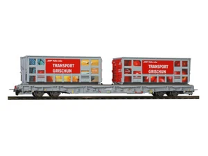 BEMO 2291120 H0m Carro trasporto RhB R-w 8210 "Transport Grischun" - Imagen 1 de 1