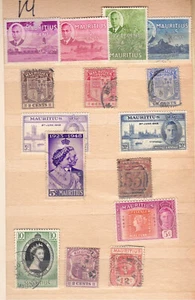 COMMONWEALTH COUNTRIES - A SELECTION OF MINT & USED STAMPS FROM MAURITIUS - Picture 1 of 3