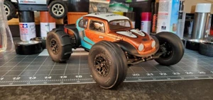 BOKI Racing Unpainted Mini-T Baja Bug Body 1/18 Team Losi 1304 Decal RC Crawler - Picture 1 of 18