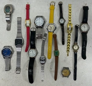 Lot de 14 montres divers (en l'état) - Imagen 1 de 7