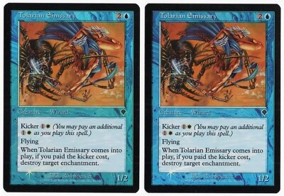 Tolarian Emissary x2 2x 2000 Invasion FOIL Blue Common Creature MTG NM AZ1 - Image 1 of 2