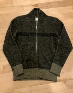 NexusVII Japan Men’s size Large/50 Kaws OF Label Full Zip Sweater Cardigan Knit - Picture 1 of 3