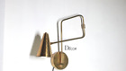 Stilnovo Brass Single Light Articulated Sconce Mid-Century Modern With Dimmer