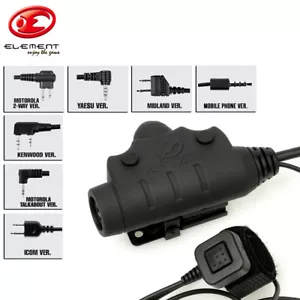 Z Tactical Z115 U94 PTT VERSION Airsoft Style Push To Talk Headset Adapter Radio - Picture 1 of 17