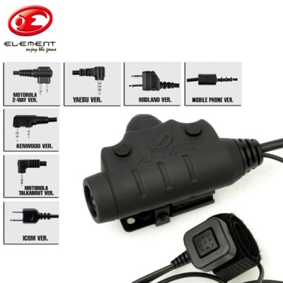 Z Tactical Z115 U94 PTT VERSION Airsoft Style Push To Talk Headset Adapter Radio - Image 1 of 4