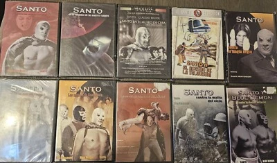 El SANTO THE BEST 10 MOVIES ON DVD ALL NEW FACTORY SEALED FREE SHIPPING REGION 1 - Image 1 of 4