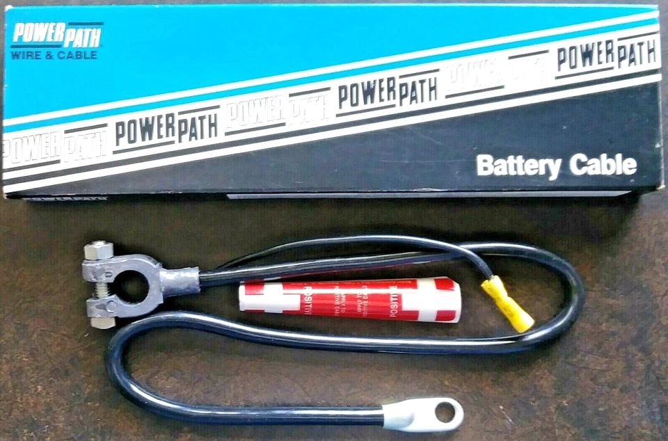 POWERPATH 712514 Battery Cable New Old Stock 4 Ga. 25" C PICS  - Image 1 of 4