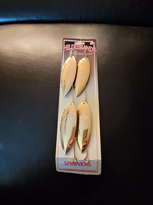 Hilanderos dorados vintage Hildebrandt Slim Eli doble hoja talla 6 Foto 1 de 3