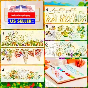 Elige Surtido Temporada 14"x5.5" Muebles Azulejos Plantillas Pasteles Hágalo Usted Mismo y Manualidades - Imagen 1 de 2