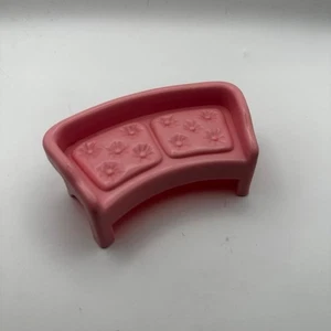 Fisher Price Loving Family Dream Dollhouse PINK BENCH for SWIMMING POOL 1995 - Picture 1 of 8