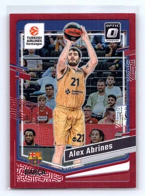 Alex Abrines 2023-24 Donruss Turkish Airlines EuroLeague #109 Optic Red #/99 - Image 1 of 2