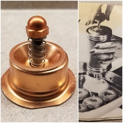 RARE Vintage Mirro Cookie Press DONUT ATTACHMENT ONLY Made In USA  - P - Image 1 of 4