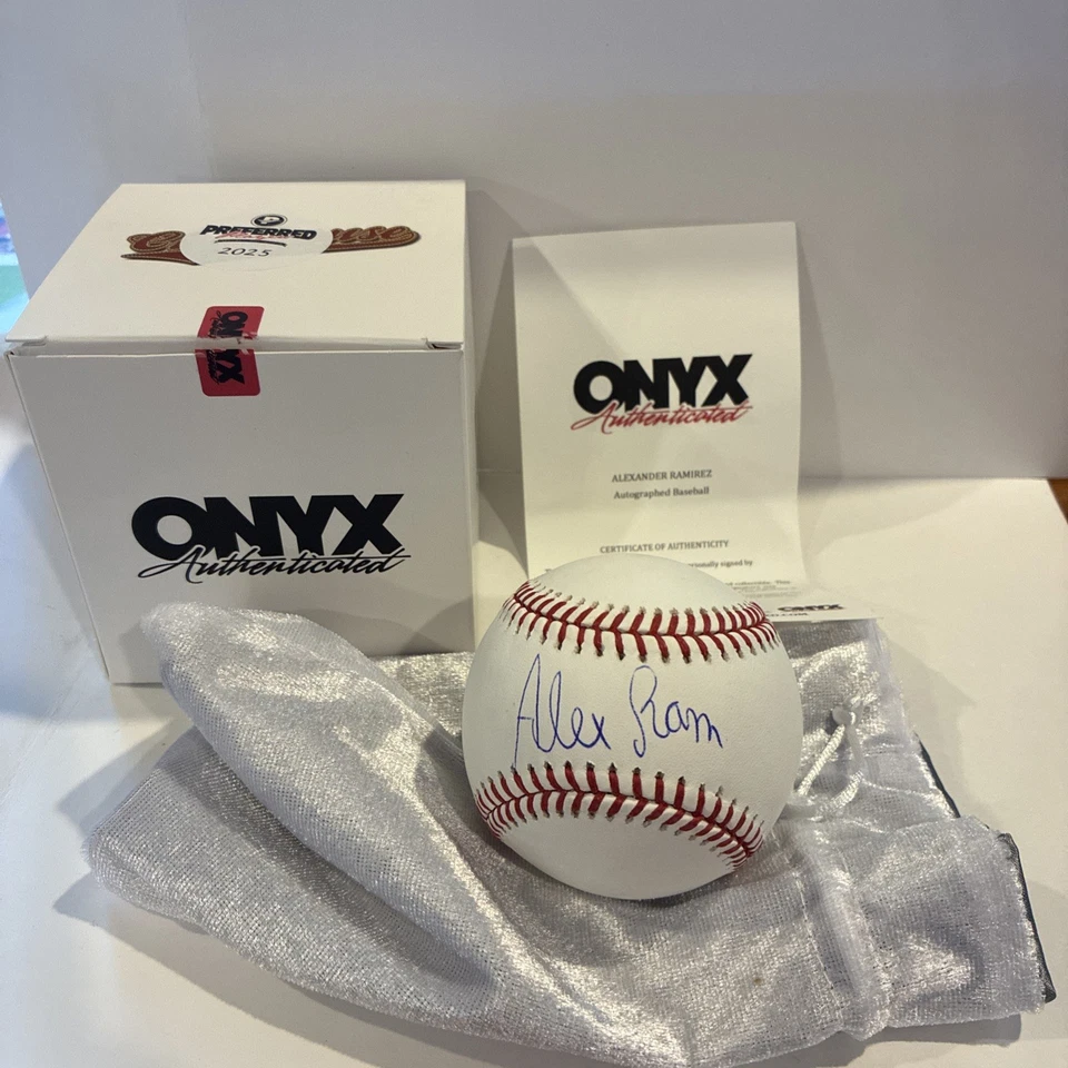 New York Mets Alexander Ramirez autographed baseball Beckett Witnessed  - Image 1 of 4