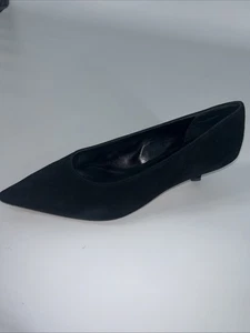Kate Spade NY spitz zulaufende Damen-Pumps Größe 7,5 schwarz Pfennigabsatz Wildleder - Bild 1 von 9