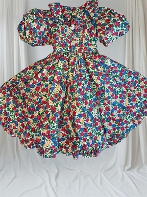 Vestido de Colección Plumas de Ratón Talla 2 Audaz Floral Puff Francés País ROSA FLORAL NUEVO CON ETIQUETAS Foto 1 de 4