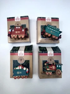 Hallmark Keepsake Claus & CO RR Train Locomotive Cars Lot 1991 - Picture 1 of 12