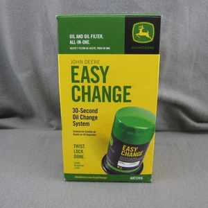 Sistema de cambio de aceite de 30 segundos John Deere Easy Change AUC12916 sellado nuevo - Imagen 1 de 10