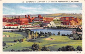 # K2528     WESTWOOD HILLS,  CA.    POSTCARD,   UNIVERSITY of CALIFORNIA - Picture 1 of 2
