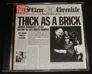 JETHRO TULL – THICK AS A BRICK - CHRYSALIS - AUSSIE CD one track - Picture 1 of 2