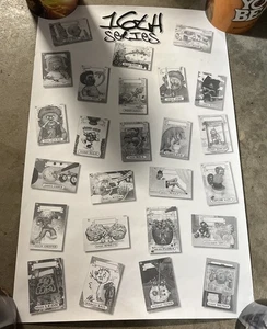 vintage garbage pail kids 16th Series Poster Original Prototype Never Produced - Picture 1 of 7