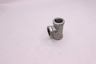 DSL Tee Pipe Fitting Galvanized Steel 1/2" - Image 1 of 3