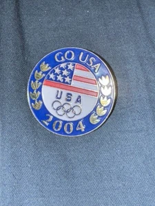 Vintage 2004 Team USA Olympic Game Booster Pin - Picture 1 of 2