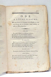ALTES BUCH SAMMLUNG HYMNEN ODEN DEKADENFESTE 1793 - Bild 1 von 6