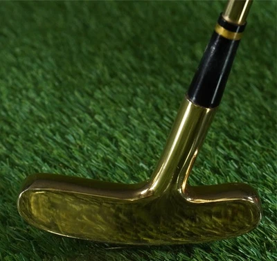VINTAGE TWENTY-4K GOLD PLATED BLADE PUTTER 35" GOLDEN SHAFT & GOLDEN GRIP 24K - Image 1 of 4