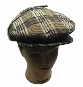 Vintage Highland Arts Schottland reine Schurwolle mit Ohrenklappen Zeitungsjunge 7 1/4 Mütze - Bild 1 von 9