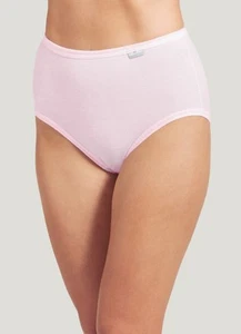 FREE SHIP 3pk Jockey Elance 3XL 10 Womens Plus 100 Cotton Briefs Underwear Lilac - Picture 1 of 6