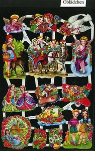 #Feuilles Chromos# EF 7004, Motifs Enfants, Reprint Deux Age Ws - Arcs 50er J - Bild 1 von 1