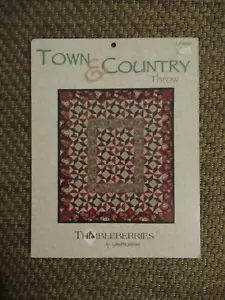 Town & Country Throw Thimbleberries by Lynette Jensen Quilt Pattern NEW - Picture 1 of 2