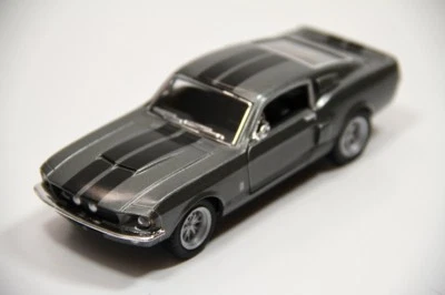 New Kinsmart 5" 1967 Shelby GT-500 Ford Mustang Diecast Model Toy Car 1:38 Grey - Image 1 of 4