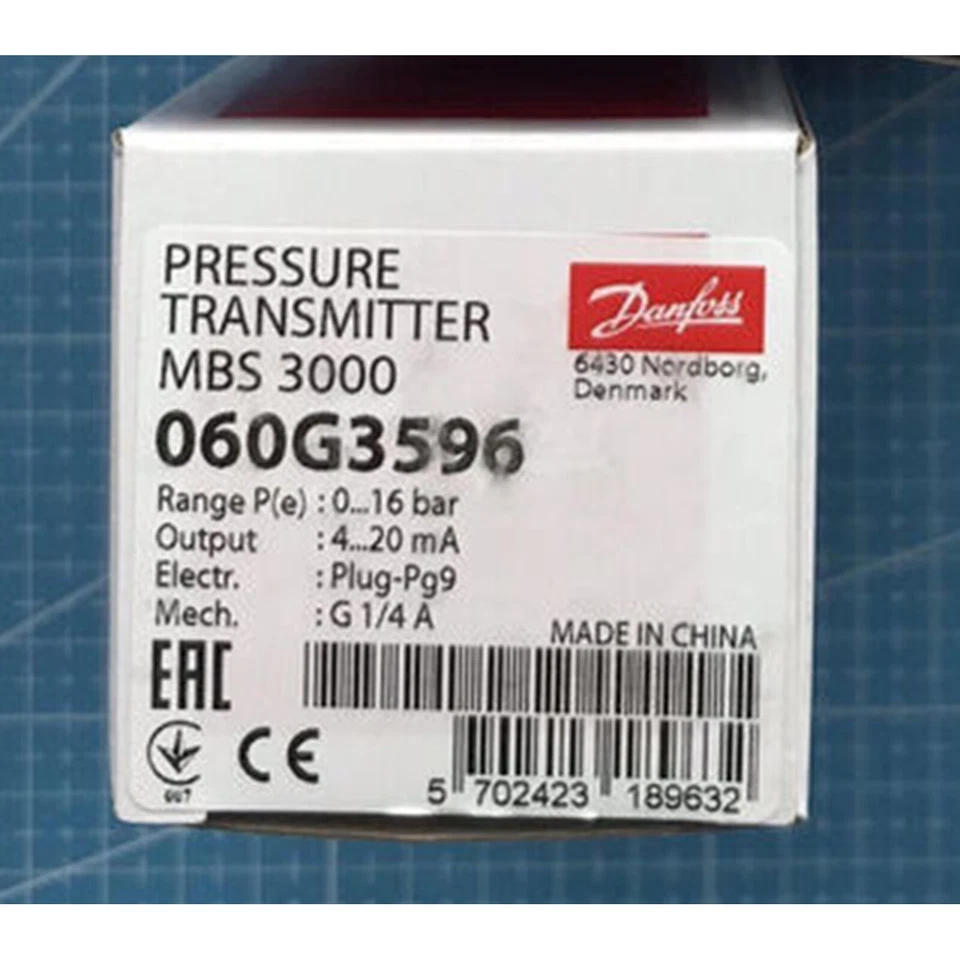 1PC New Danfoss MBS3000 060G3596 Pressure Transmitter Expedited Shipping - Image 1 of 1