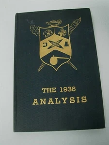 1936 PHILADELPHIA PA TEXTILE SCHOOL COLLEGE UNIVERSITY "ANALYSIS" YEARBOOK - Picture 1 of 4