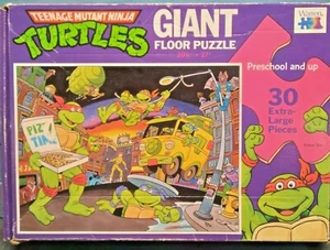 Warren Teenage Mutant Ninja Turtles 30 XL Jigsaw Puzzle Pieces FREE SHIP! - Picture 1 of 6