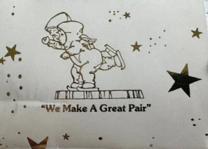 HACEMOS UN GRAN PAR 7652-0 NUEVO n CAJA Dept 56 Snowbabies RARO PELTRE MINIATURA - Imagen 1 de 2