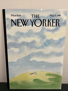 The New Yorker City Magazine Cover Metal Poster Prints Displate 57 X 77cm Sempe - Picture 1 of 5