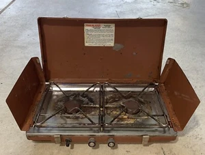 🔥Winchester Trailblazer Turner 2-Burner Propane Camping Stove PS-7100 vtg USA - Picture 1 of 7