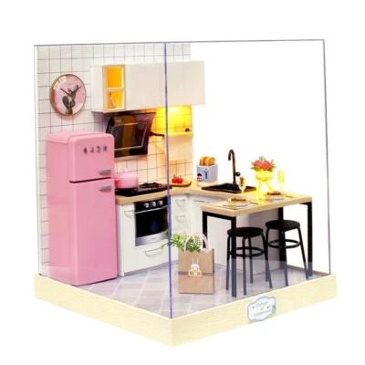 1/24 Cucina fai   bambole Artigianato Miniature Mobili Regalo per - Immagine 1 di 4