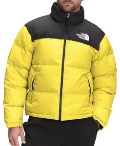 north face bubble jacket yellow