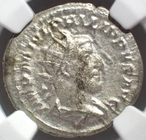 (201) AD 244-249 ROMAN EMPIRE (Philip I "Arab") AR Double-Denarius NGC Certified - Picture 1 of 15