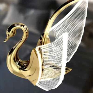 Schwan Pendelleuchte LED - Bild 1 von 15