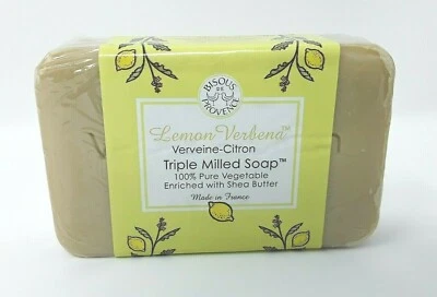 Trader Joes Lemon Verbena Triple Milled Soap 100% Pure Vegetable w Shea Butter  - Image 1 of 4