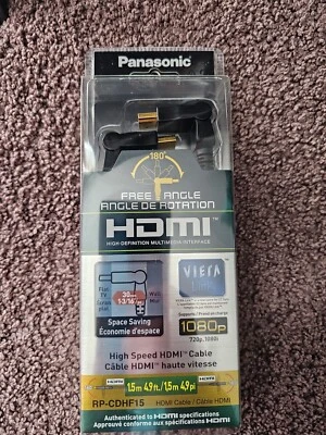 Panasonic Free Angle Hdmi Cable RP-CDHF15ppk - Image 1 of 4